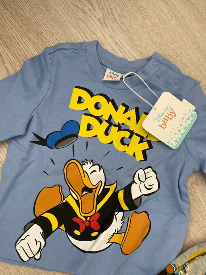 Ensemble tee shirt pantalon Original Marines Disney Baby 6 9 mois Neuf - photo numéro 2