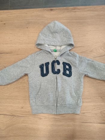 Gilet zippé 2 ans