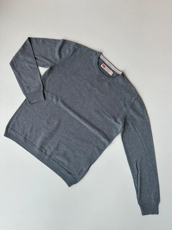 Pull Lévis gris taille L très bon état - photo numéro 5