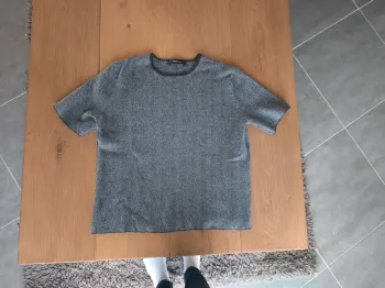 T-shirt Zara matière effet pull
