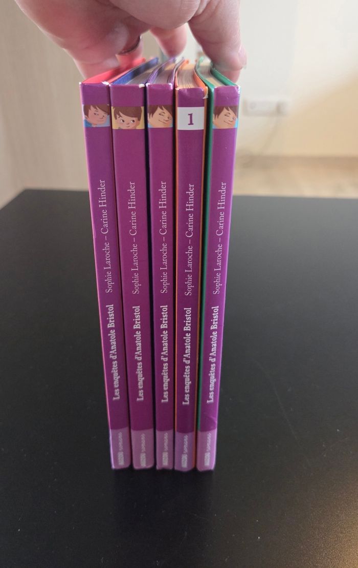 Livres Les enquêtes d'Anatole Bristol x5 - photo numéro 4