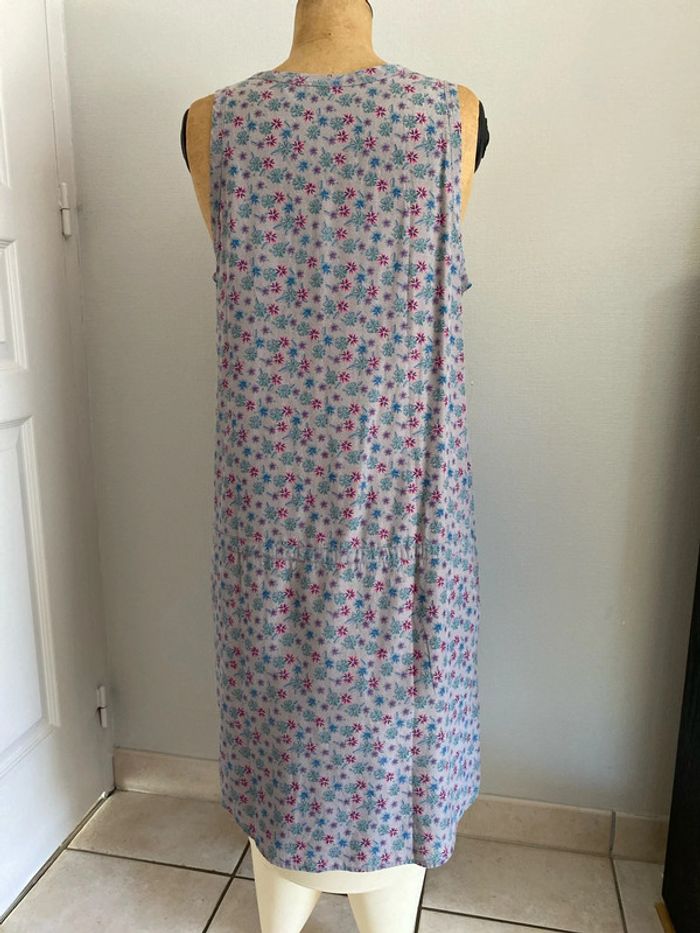 Robe en soie Soft Grey 40 - photo numéro 6