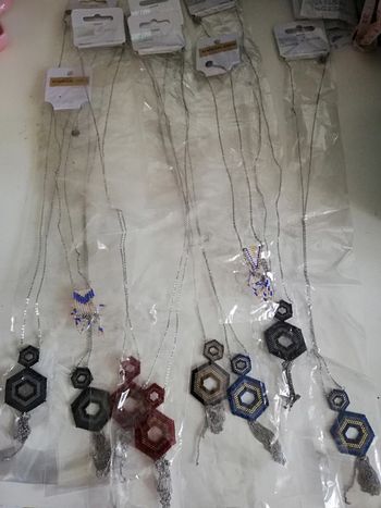 Lot de 10 colliers en acier inoxydable numéro 3