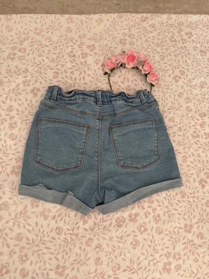 Short en jean fille de 12 ans de kiabi - photo numéro 3