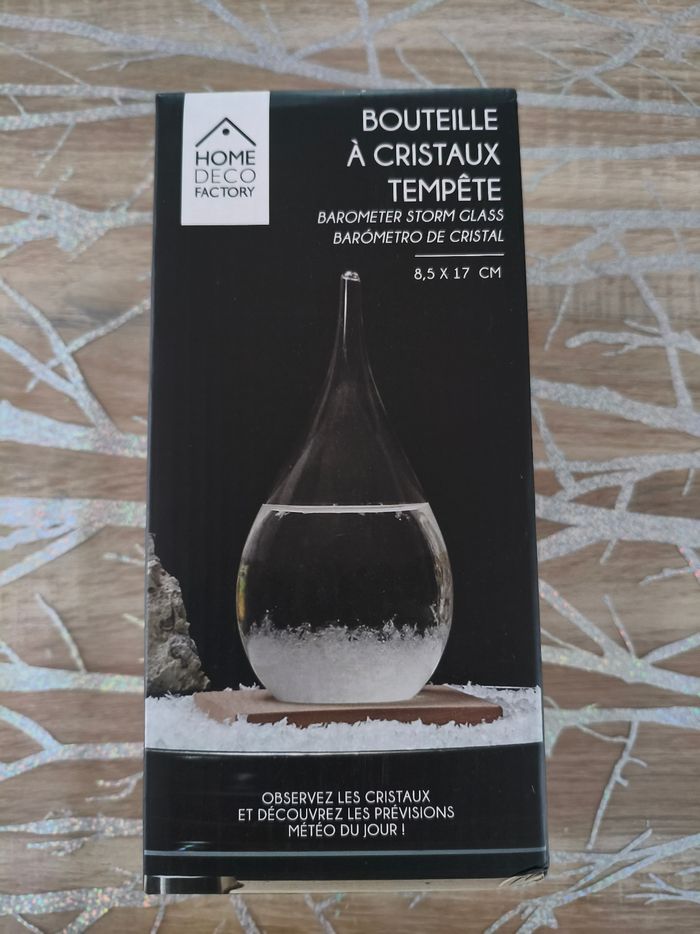 Bouteille à cristaux tempête - photo numéro 3