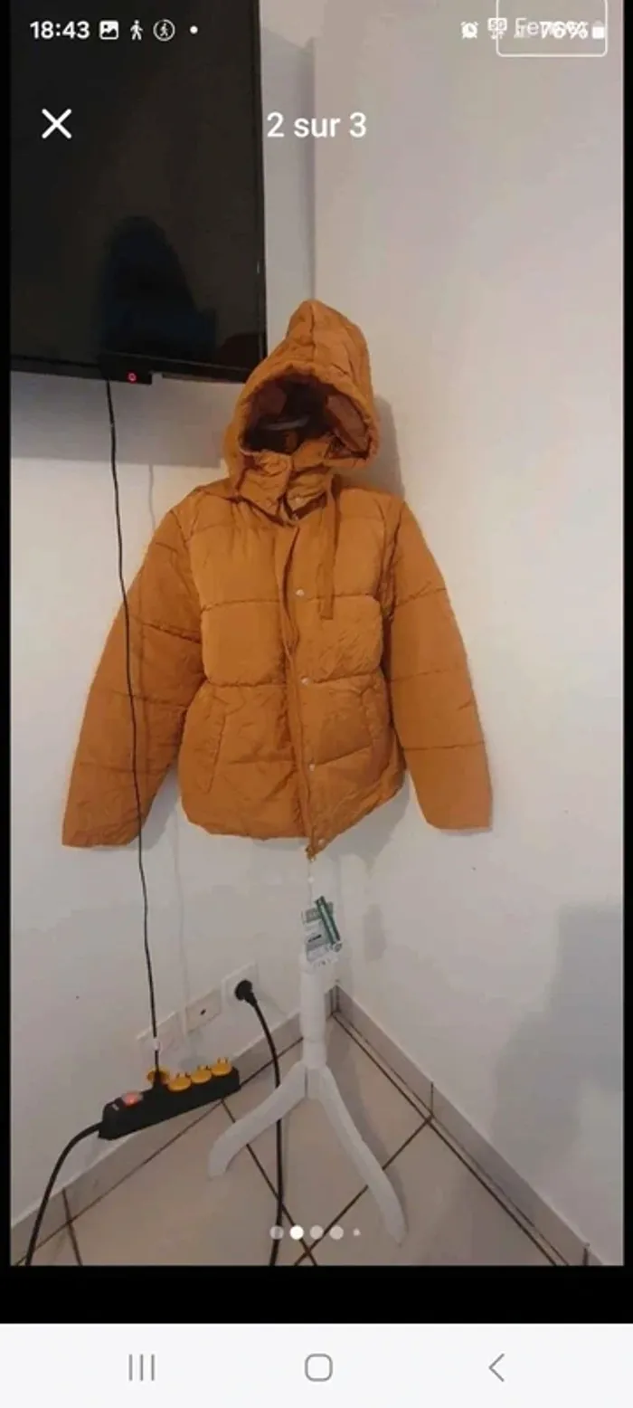 Manteau moutarde neuf L - photo numéro 2