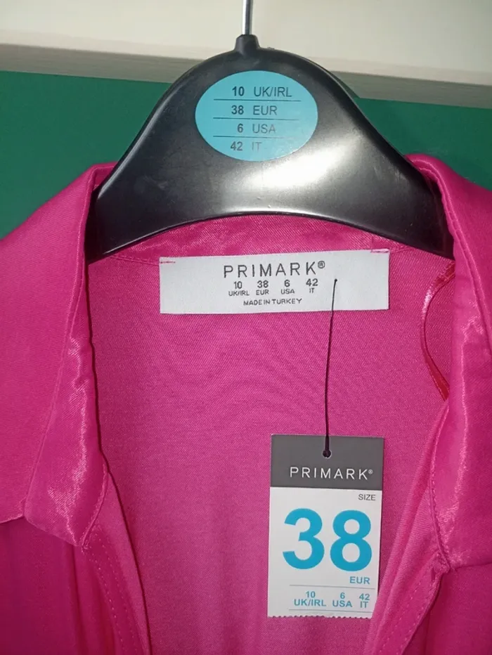 Robe fushia satiné Taille 38 Primark - photo numéro 5