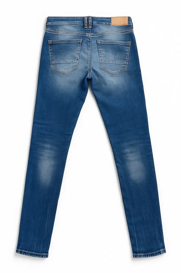 Jeans bleu Bershka denim taille 36 - photo numéro 2