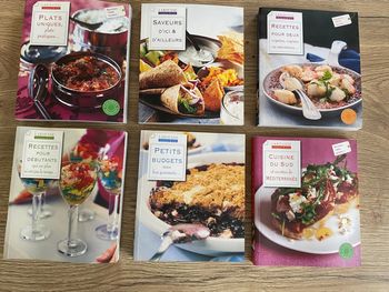 Lot 6 livres de 101 recettes de cuisine