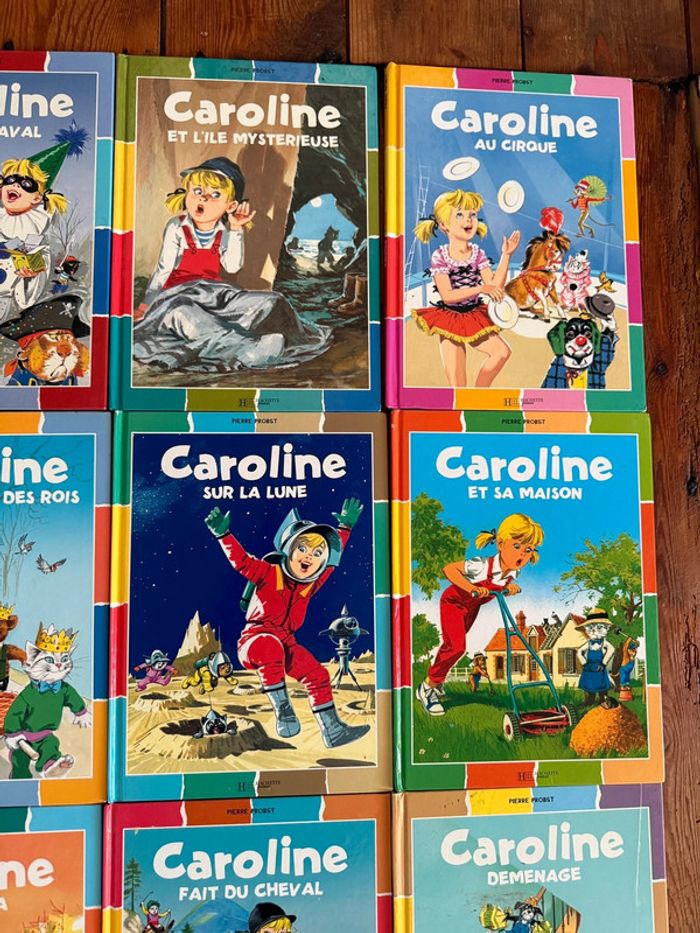 Bon état - Lot de 12 livres bd albums Caroline collection damiers couleurs - photo numéro 5