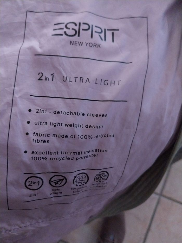 Doudoune Esprit kaki clair longueur genoux - photo numéro 4