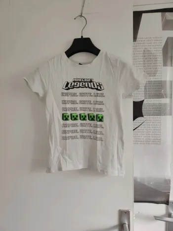 Tee-shirt Minecraft 10 ans