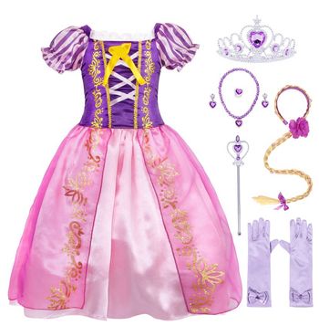 Déguisement princesse Raiponce et ces accessoires Taille 5-6ans