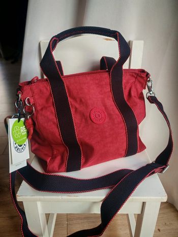 Sac kipling asseni mini neuf bordeaux