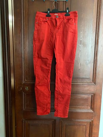 Jean rouge  marque DDP  taille 29