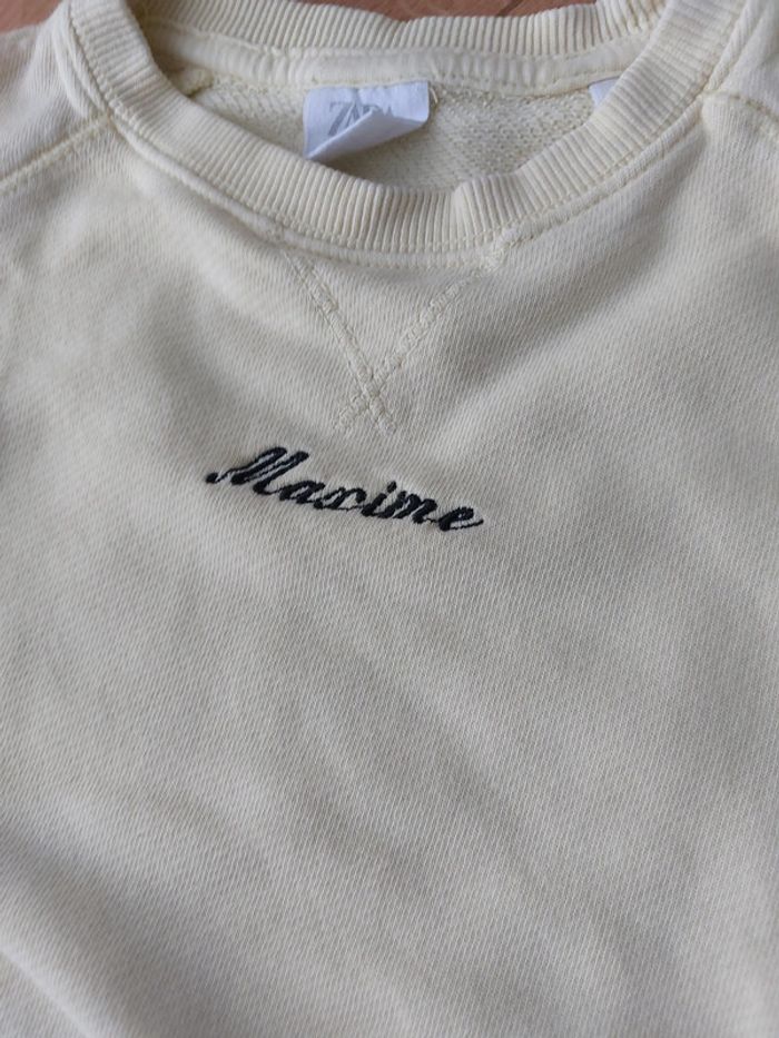 Pull Zara brodé "Maxime" - photo numéro 5