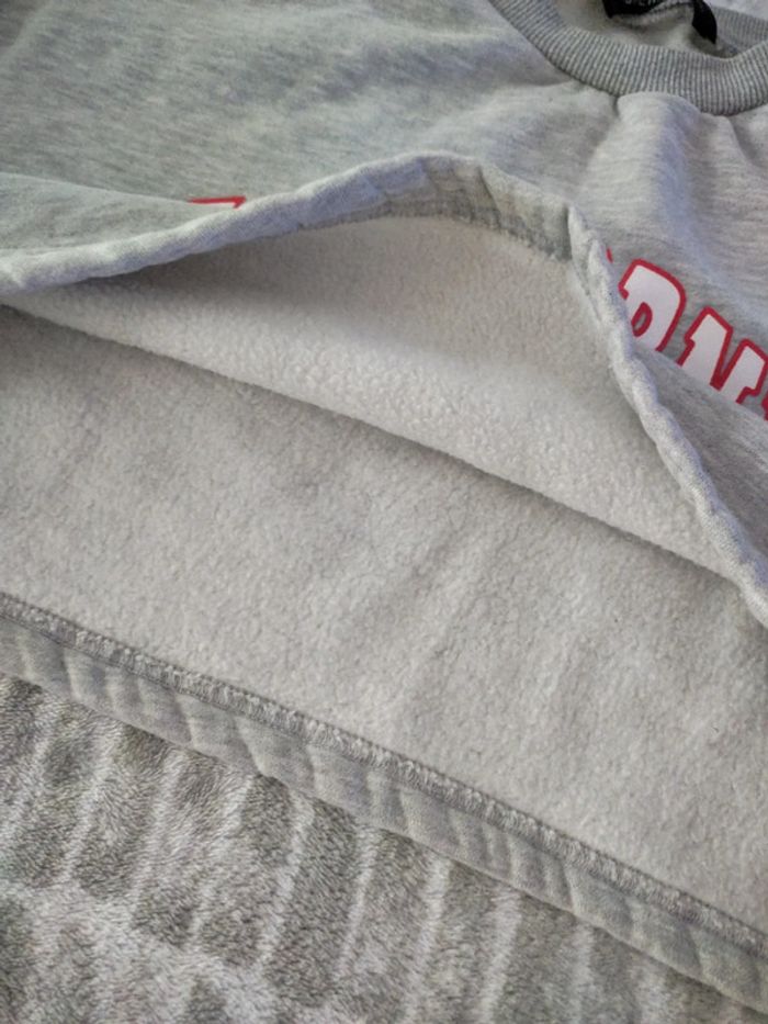 Sweat large ample court gris Shein taille S - photo numéro 3