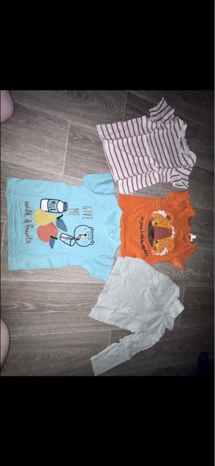 Lot t-shirt bébé garçon