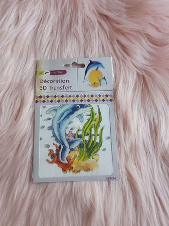 Decoration 3D dauphin