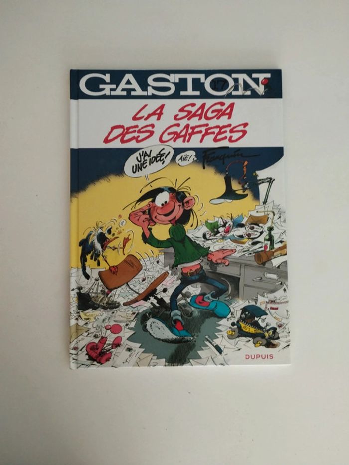Livre bd Gaston la saga des gaffes