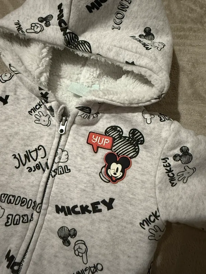 Veste à capuche polaire Disney Mickey - photo numéro 2