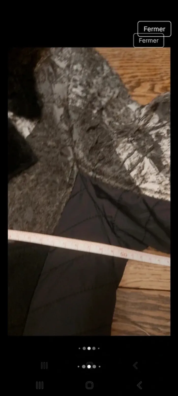 Manteau Bonita noir/gris parfait état taille 36 - photo numéro 14