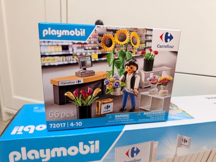 Lot de 2 playmobil carrefour supermarché fleuriste - photo numéro 7