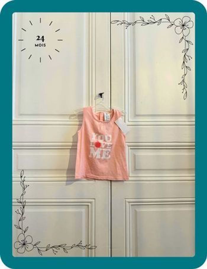 Débardeur Kiabi rose neuf