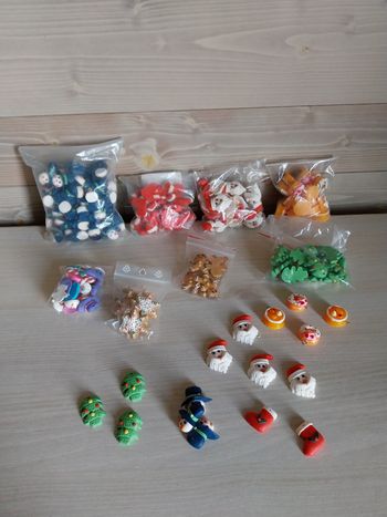 Sujets de Noël en pâte polymère