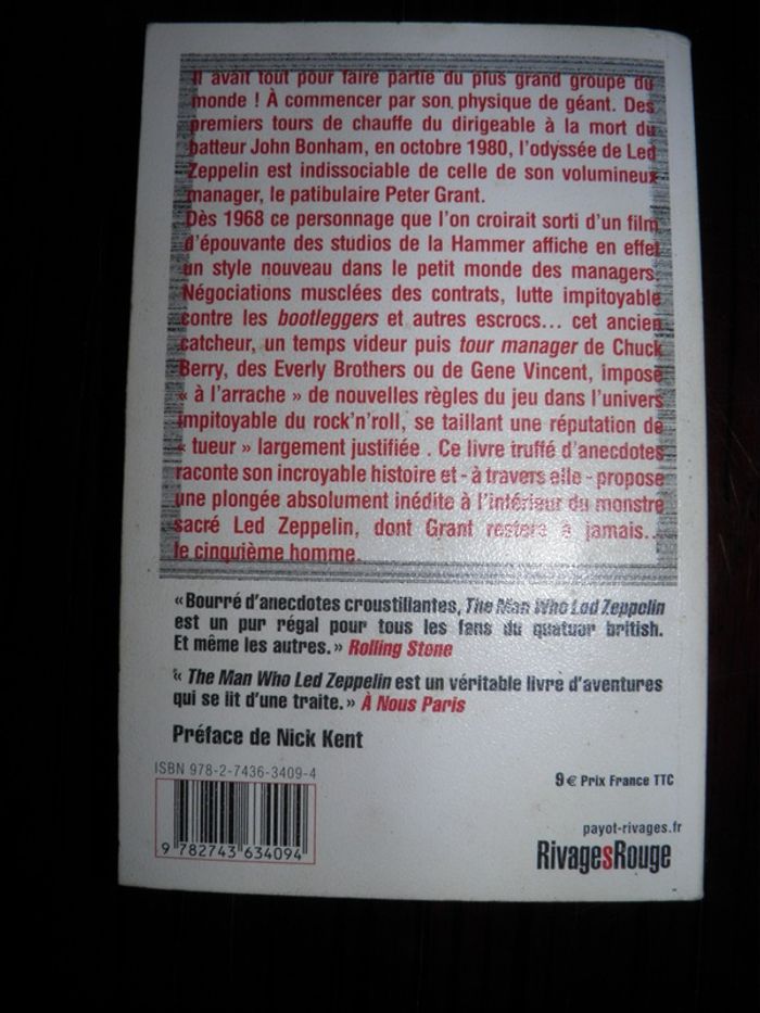 Roman The Man who Led Zeppelin (Chris Welch) bon - photo numéro 2