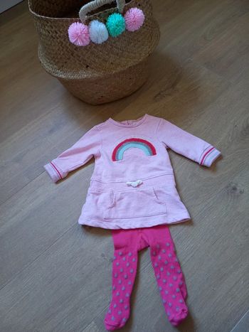 Ensemble robe et collant 3 mois