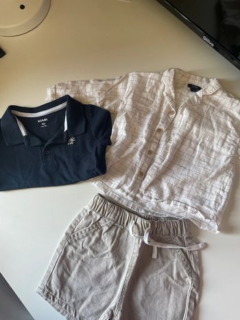 Lot de 3 habits Chemise short et polo