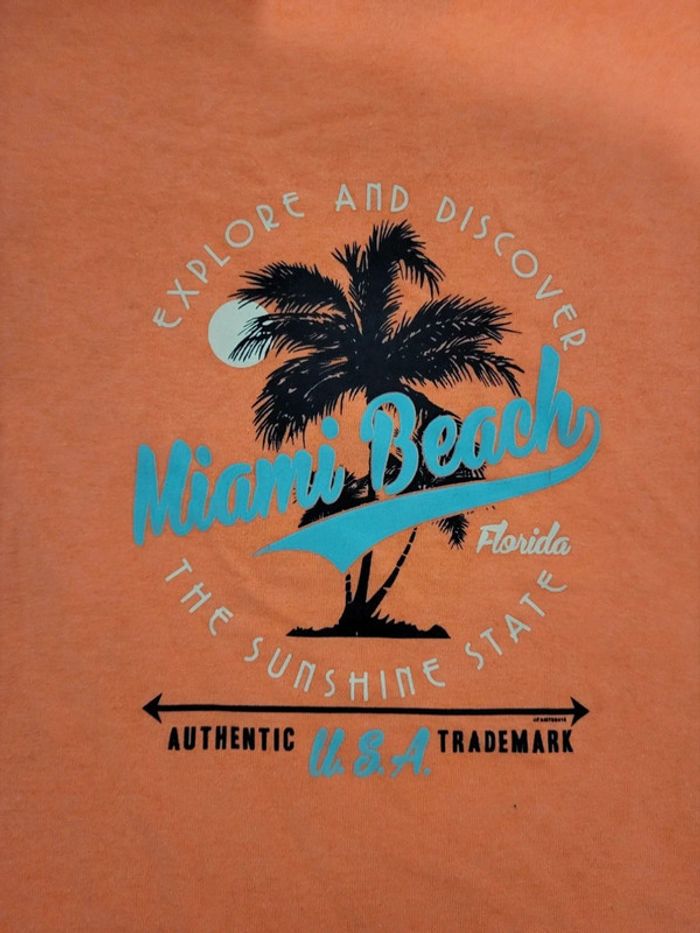 Tee shirt souvenir Miami taille L neuf - photo numéro 2