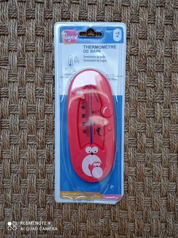 Thermomètre de bain tigex