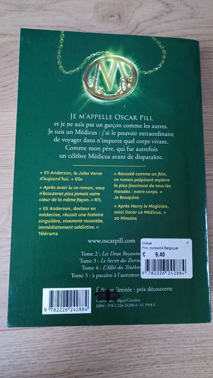 Oscar Pill tome 1 de Eli Anderson - photo numéro 2