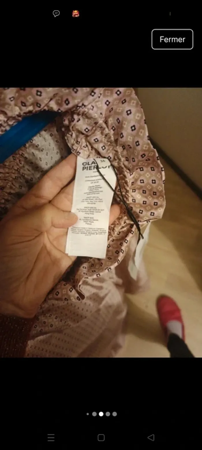 Pantalon ample Claudie Pierlot 100% soie - photo numéro 4