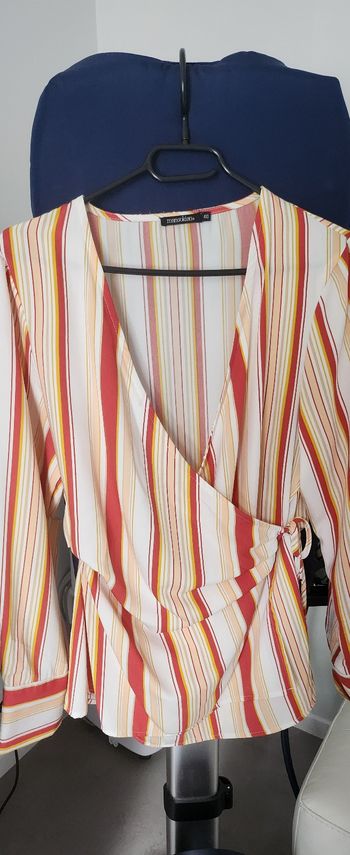 Blouse cache-coeur