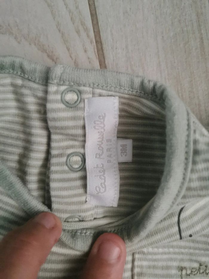 Tee-shirt Cadet Rouselle 3 mois - photo numéro 2