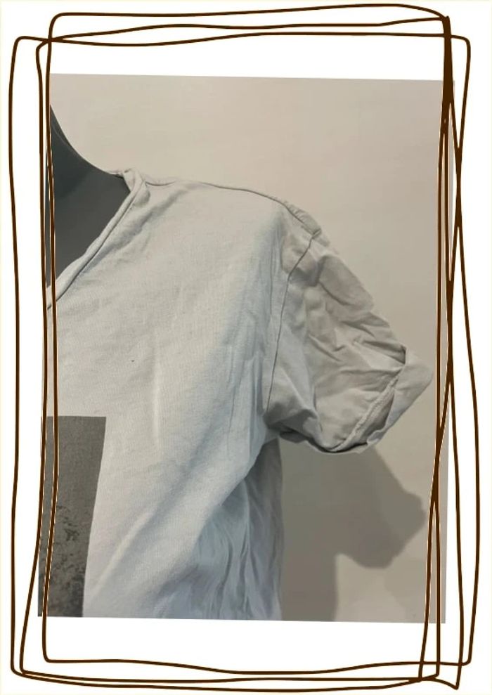 T-shirt sport noir et blanc - Adidas - Taille M - photo numéro 4