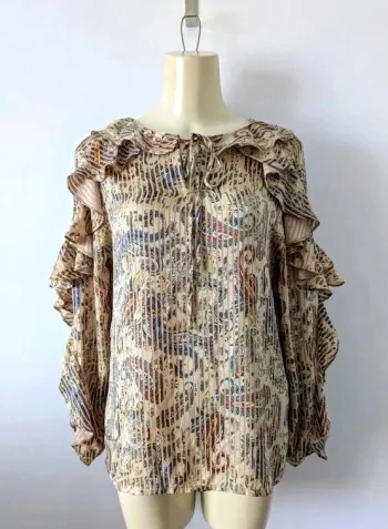 Blouse à volants - Maje - taille 1 (36)