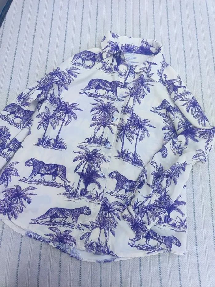 Chemise toile de Jouy