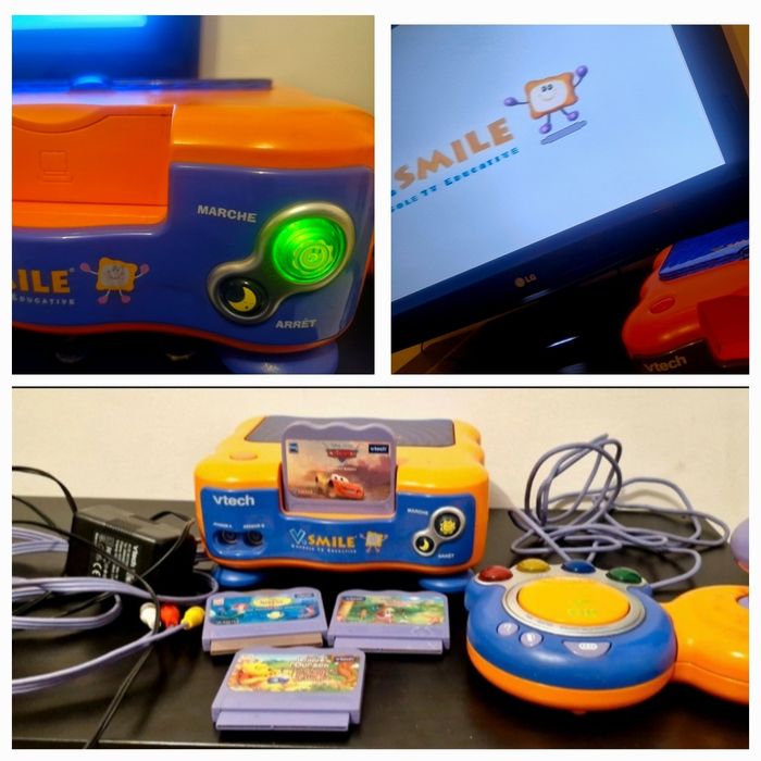 VSmile 1ère édition - Console complète avec 4 jeux