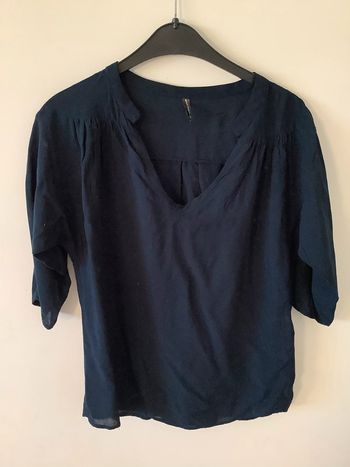 Blouse bleu marine Naf naf 34