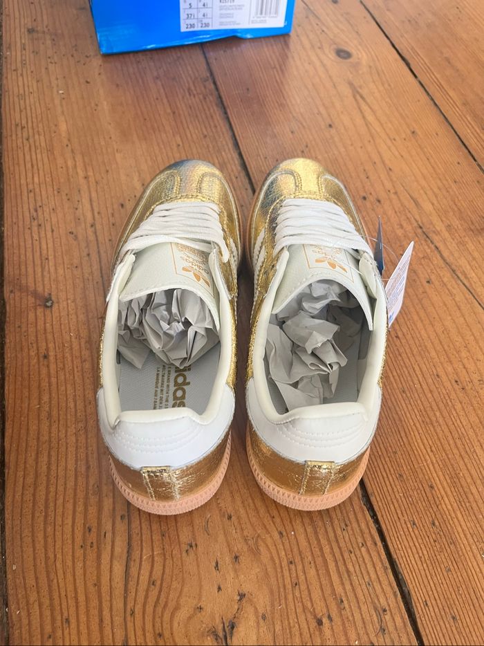 Adidas samba doré - photo numéro 5