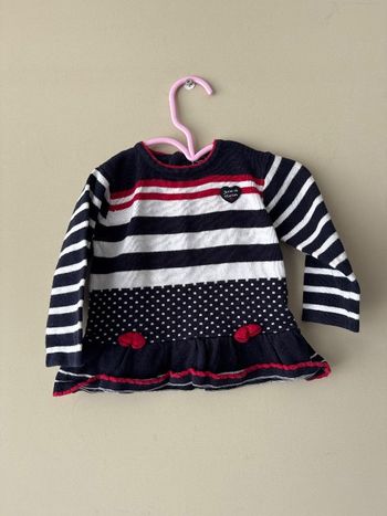Pull terre de marins bébé fille - 6 mois - très bon état