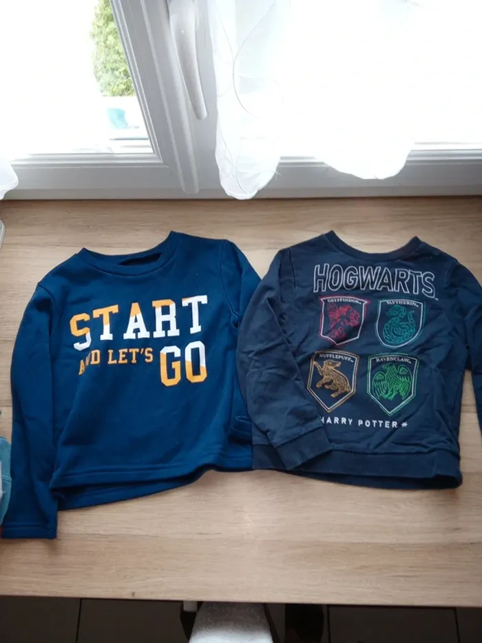 Lot pull gilet