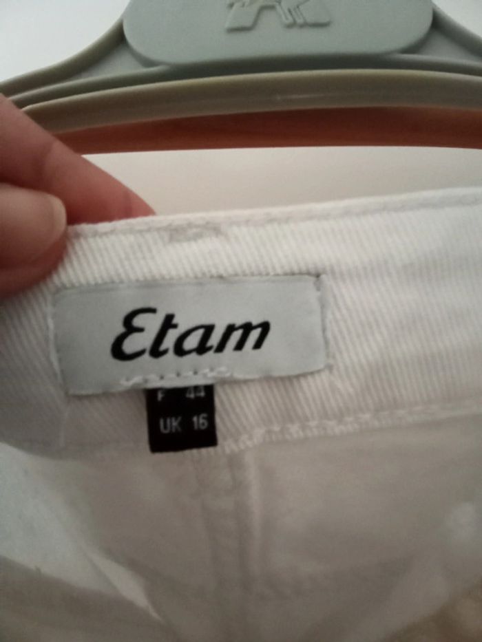 Short blanc femme Etam taille française 44 neuf - photo numéro 3