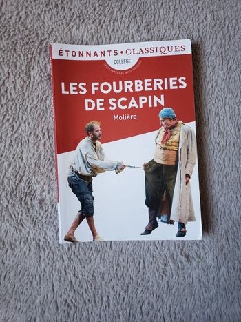 Livre " Les fourberies de Scapin " de Molière