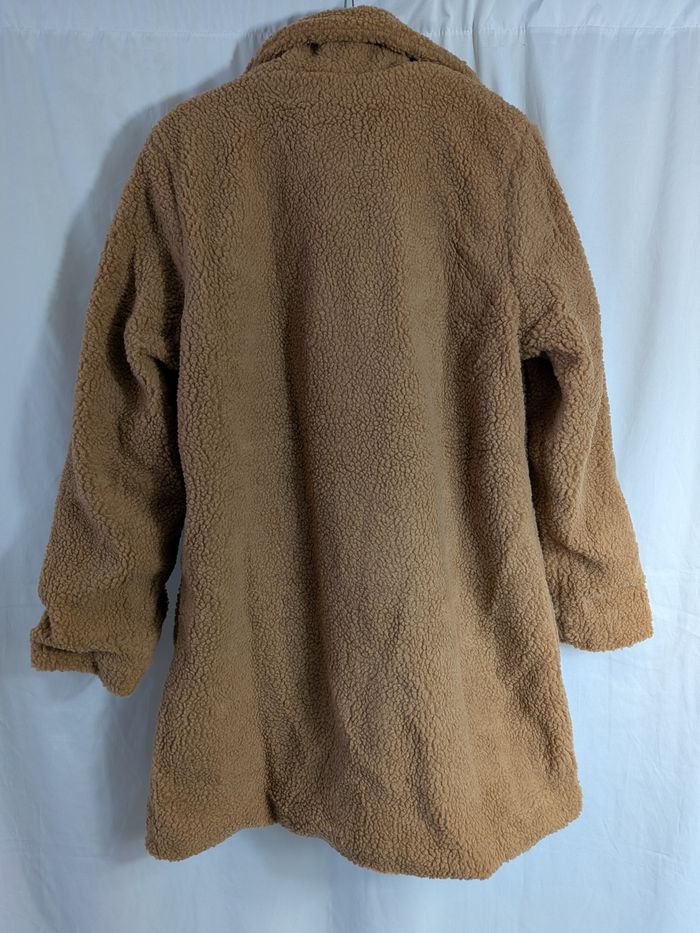 Manteau long femme Couleur marron / beige L doux - photo numéro 3