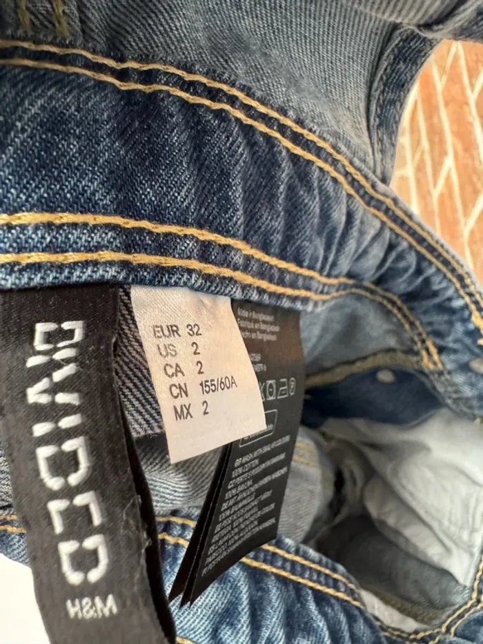 Robe salopette jeans taille 32 XXS H&M - photo numéro 3